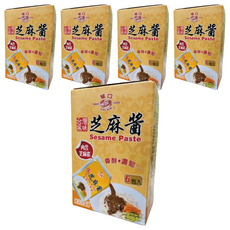 龍口 芝麻醬，台灣風味，香醇濃郁，6包入, 240g, 5盒