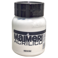 MaIMeRI 美利 壓克力顏料 MA-0934018 018 TITANIUM WHITE 鈦白色, 500ml, 1色