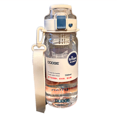 DODGE 道奇 律動杯 彈蓋款 附茶濾, 白色, 700ml, 1個