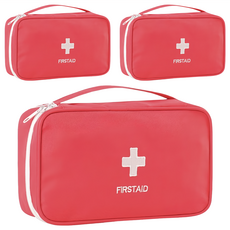 醫藥急救包, 便攜提手設計, 蘋果紅, 70g, 3個