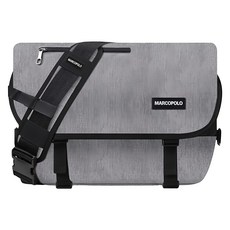 MARCO POLO 素色防水郵差包 MP4009 灰色 40 x 10 x 30cm