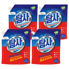 Tamsaa Power Wash 洗衣精 補充包, 2.1L, 4包