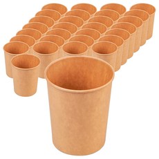 禾啟32oz牛皮湯杯960ml (上口11.5cm) - 外帶湯品首選, 25入, 20條