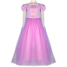 Kori Deer 可莉鹿 女童萬聖節變裝派對造型服裝公主服-多款-長袖-長髮公主, 1件, 120cm