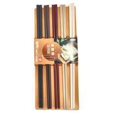 樂司廚品 合金筷 5雙 K0349 24.3cm, 莫藍迪, 5雙筷子, 1組