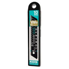 KDS 美工刀片 LB-10BWZ 黑刃 10片, 18mm, 1支