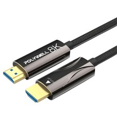 POLYWELL 寶利威爾 HDMI 8K AOC光纖線 4K144 8K60 UHD 工程線, 10m, 1條