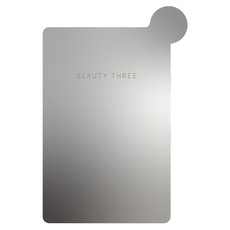 BEAUTY THREE 永和三美人 台灣公司貨 2way 雙面調色鏡 附皮套, 1個, 銀色
