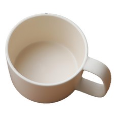 KONARE 日本美濃燒 普山窯 moment馬克杯 15×6.5cm 200ml, 奶油白, 1個