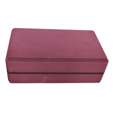 AB Sport 瑜珈磚加厚 台灣製 (酒紅色) 3*6*9" (50D), 6 x 3 x 9cm, 酒紅, 1個