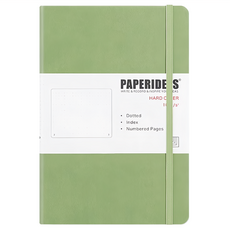 PAPERIDEAS 點陣筆記本, 188頁 100g紙, 牛油果綠, 1本