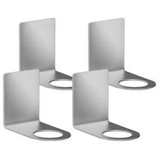 小麥購物 沐浴乳掛架 大孔徑款 G206 70g, 4個, 太空銀