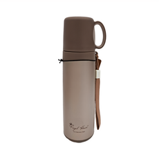 Royal House 經典漫遊不鏽鋼保溫瓶, 棕色, 500ml, 1個