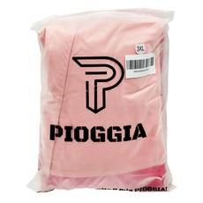 PIOGGIA 時尚撞色 斜開杜邦雨衣