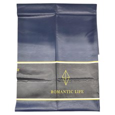 北歐風 質感拼色PVC桌巾, 140 x 140cm, 午夜藍, 1個