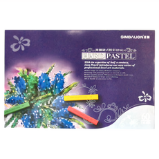 SIMBALION 雄獅 硬式粉彩組, 60色, 1盒
