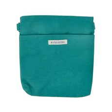 kUSUgURU JAPAN 日本眼鏡貓 斜背包 NEKOZAWA 貓澤系列, 藍綠色