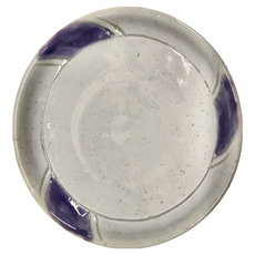 佐和陶瓷 珍味碟, 陶瓷材質, 適用溫度-30°C~100°C, 日本產, 淡紫三紋, 1個