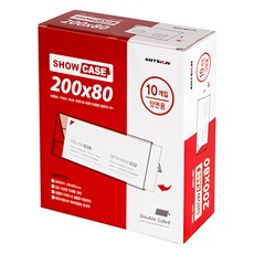 ARTSIGN 雙面展示桌牌 200 x 80mm 透明色, 10個