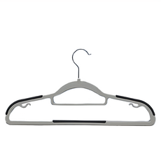 mohe 木暉居家 ABS無痕防滑乾濕兩用衣架, 灰色, 200個