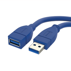 POLYWELL 寶利威爾 USB3.0 Type-A 公對母高速延長線 3A 5Gbps PW15-W45-M613 黑色, 1條, 3m