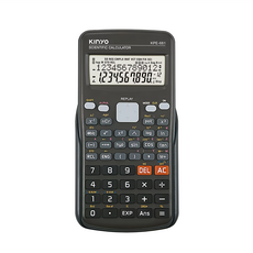 Kinyo 12位元工程計算機 黑, KPE-681B, 1入