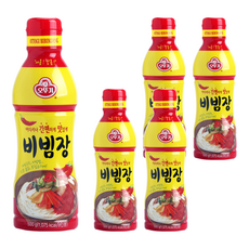 OTTOGI 不倒翁 韓式辣味拌麵拌飯醬, 500g, 5瓶