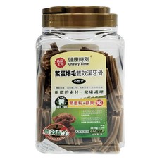 Chewy Time 健康時刻 小犬螺旋無穀潔牙骨 短, 鱉蛋爆毛, 1.3kg, 1桶