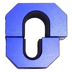 LS DESIGN 磁吸鋁合金海綿竿扣 12mm強力磁鐵, 藍色