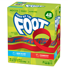 FRUIT BY THE Foot 捲尺糖 莓果+草莓 48條, 144g, 1盒
