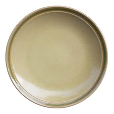 美濃燒 10吋皿-日本製 瓷器, 金鈴黃釉, 27.5 x 4cm, 1個