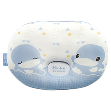 KU.KU Duckbill 酷咕鴨 3D雙面透氣護頭枕, 奔放藍, 1個