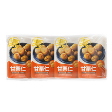 嚴選甘栗仁 4包, 400g, 1袋