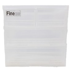 KEYWAY 聯府 MINI三層收納盒 2大2小抽 M 6L, 透明色, 1組