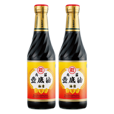 丸莊醬油 壼底油清, 嚴選台灣黑豆, 特選黃豆, 減鹽配方, 430ml, 2瓶