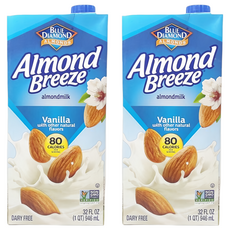 BLUE DIAMOND 藍鑽 Almond Breeze 香草風味杏仁飲, 946ml, 2瓶