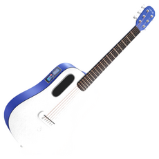 LAVA MUSIC 智能吉他 LAVA ME Play 36吋 藍白色 HPL材質 旅行吉他，輕巧便攜，內建多種音效, 詳見包裝