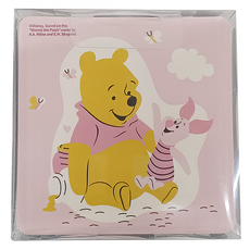 收納王妃 軟式硅藻土杯墊 2入, 小豬與維尼, 1組