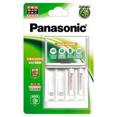 Panasonic 台灣公司貨 充電器組合包 低階4號 2入, 1組