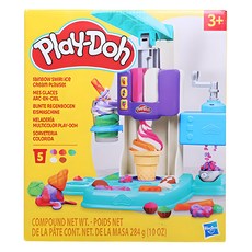 Hasbro 孩之寶 Play-Doh 培樂多 彩虹冰淇淋遊戲組, 混和顏色, 284g, 1組