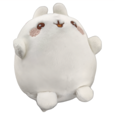MOLANG 萌浪兔 絨毛鑰匙圈吊飾 珠鏈鐵, 水旺旺萌浪 白色, 1個