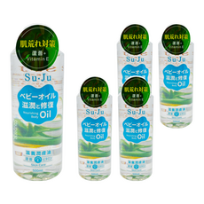 Su Ju 蘆薈E嬰兒潤膚油, 500ml, 5瓶