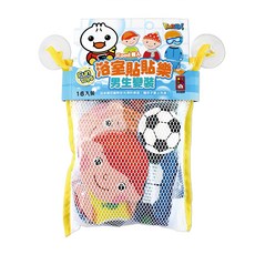 風車 FOOD超人 浴室貼貼樂 男生變裝 16入裝, 1組