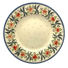 CERAMIKA WIZA 波蘭陶 小紅莓果系列 義大利麵盤 23 x 23 x 4cm, 混合顏色, 1個