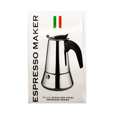 Homely Zakka 不鏽鋼咖啡壼 摩卡壼 6杯份, 都會簡約, 1個