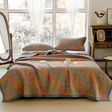 Well Life 悅生活 Best buy 純棉厚磅密織復古蓋毯 2件