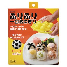 Skater 圓型七顆一口飯壓模, 194702, 1個