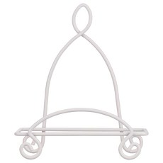 Roebenhoff 不鏽鋼盤具架 韓國製造, 象牙白色, 1個