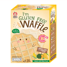 APPLE MONKEY 愛啵寶寶 茉莉糙米小鬆餅 陽光蔬果 20g, 1盒