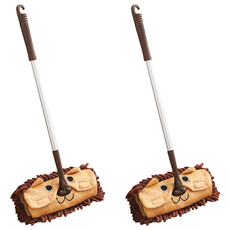 迷你伸縮拖把 棕色, 2支